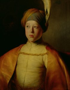 Portret van een Jongen in Perzische Kleding